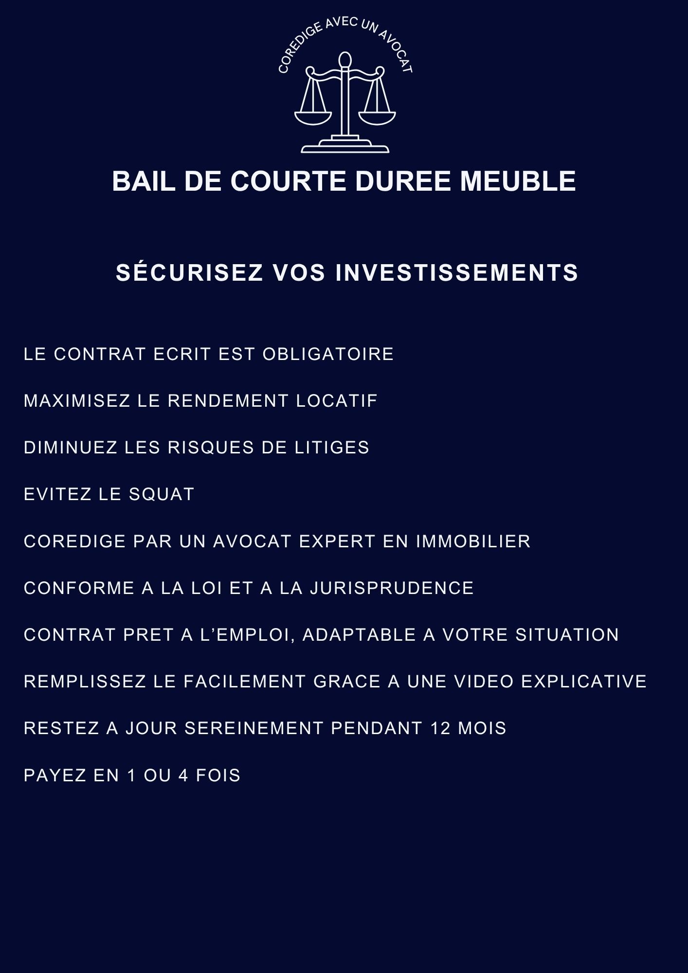 BAIL DE COURTE DUREE