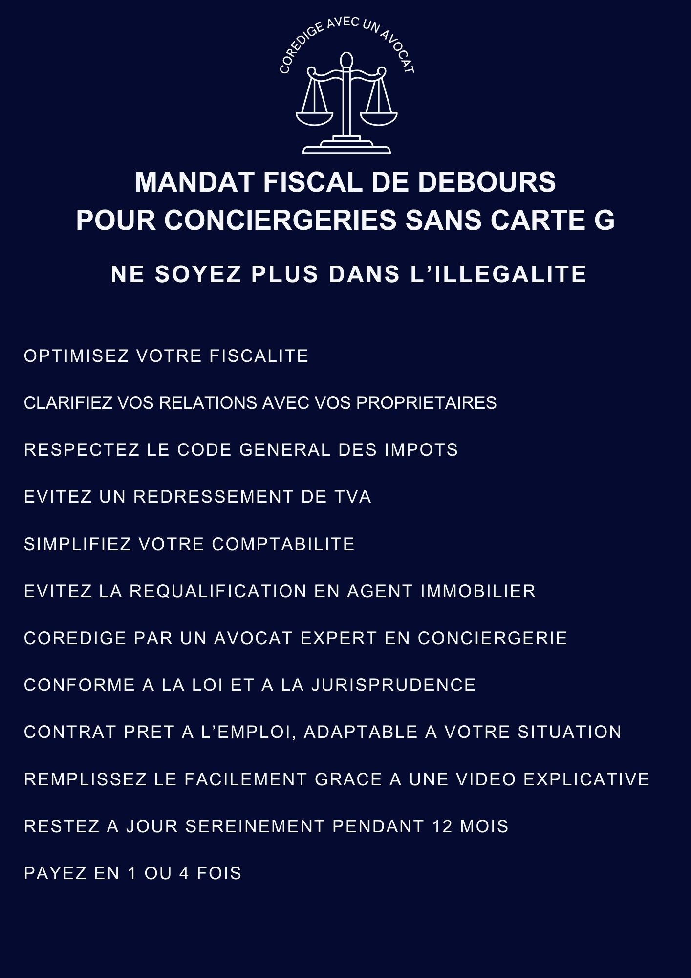 MANDAT FISCAL DE DEBOURS